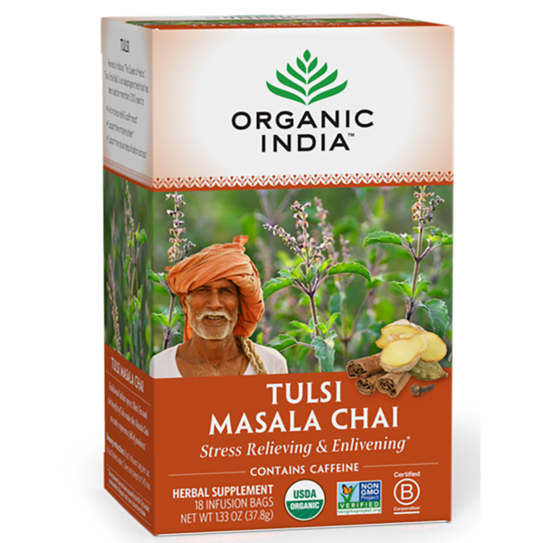 Tea ORGANIC INDIA Tulsi Masala Chai hero