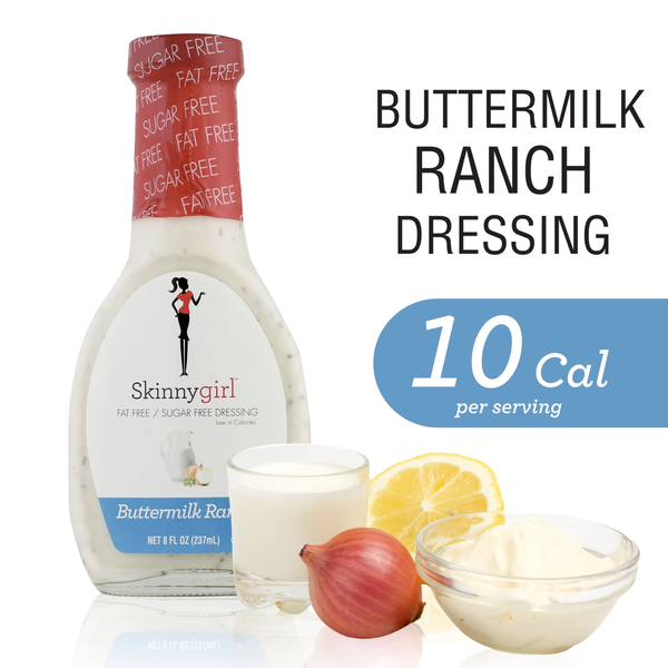 Salad Dressing & Toppings Skinnygirl Fat Free, Sugar Free Buttermilk Ranch Salad Dressing hero