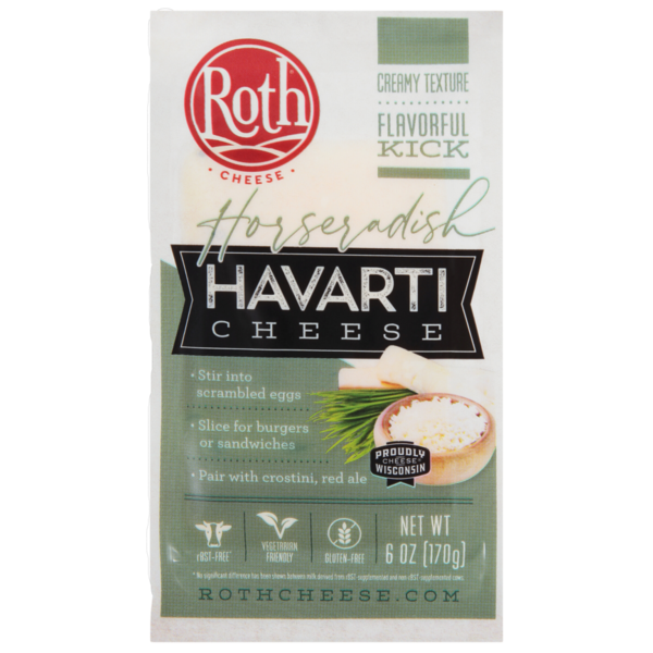 Packaged Cheese Roth Horseradish Havarti Cheese hero