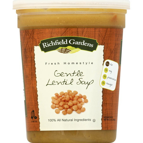 Soup, Broth & Bouillon Richfield Gardens Soup, Gentle Lentil hero