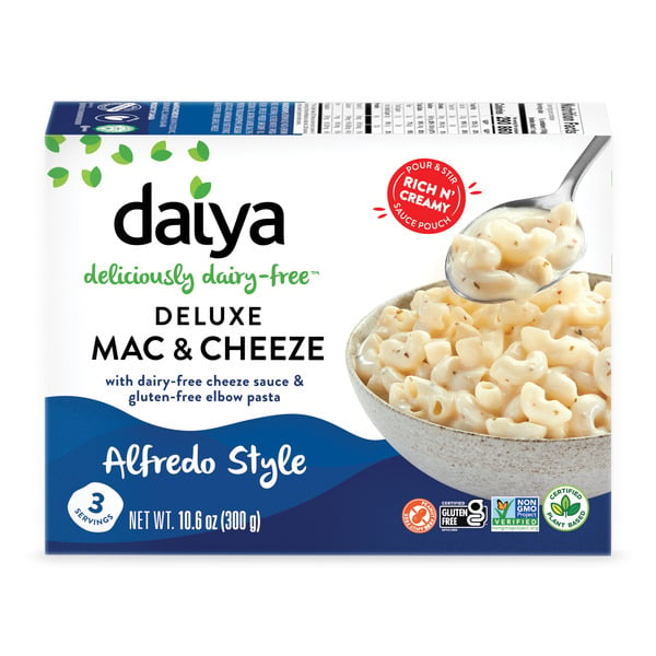 Frozen Vegan & Vegetarian Daiya Dairy Free Alfredo Mac and Cheese hero