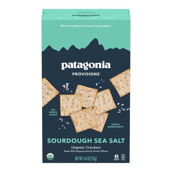 Candy & Chocolate Patagonia Provisions Organic Crackers, Sourdough Sea Salt hero