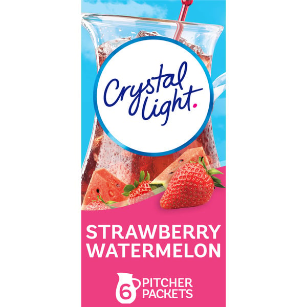 Cocoa & Drink Mixes Crystal Light Strawberry Watermelon Artificially Flavored Powdered Drink Mix hero