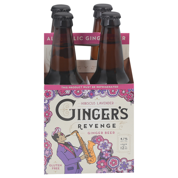 Soft Drinks Ginger's Revenge Ginger Beer, Hibiscus Lavender hero