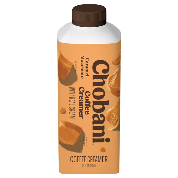 Refrigerated Chobani Coffee Creamer, Caramel Macchiato hero