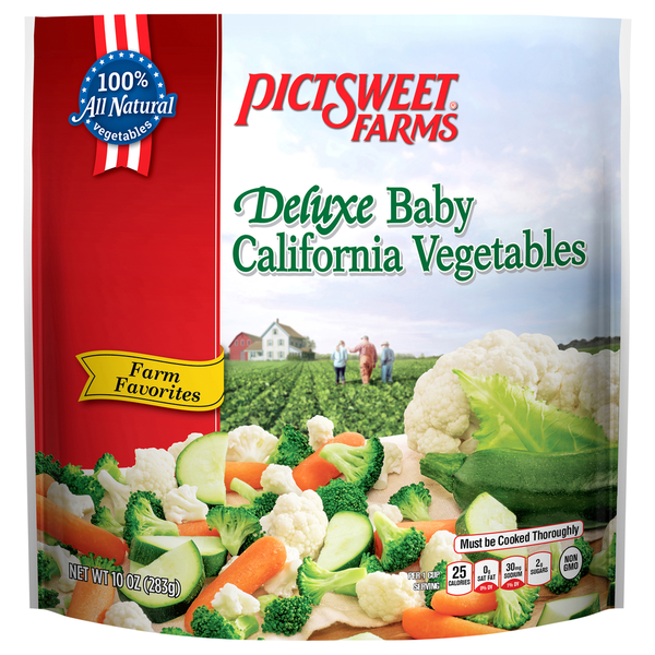 Frozen Produce Pictsweet Farms California Vegetables, Deluxe, Baby hero