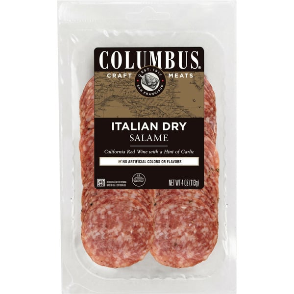 Lunch Meat Columbus Italian Dry Euro Tray hero