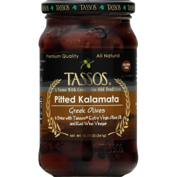 Pickled Goods & Olives Tassos Greek Olives, Pitted Kalamata hero