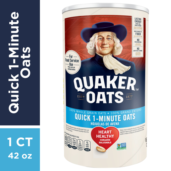 Hot Cereal & Pancake Mixes Quaker Oats, Quick 1-Minute hero