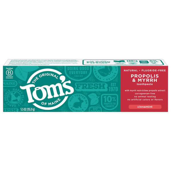 Oral Hygiene Tom's of Maine Toothpaste, Cinnamint hero