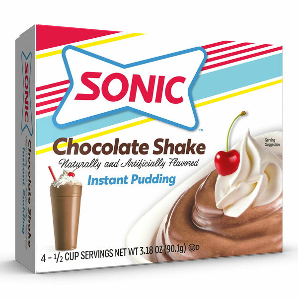 SONIC Chocolate Shake Instant Pudding hero