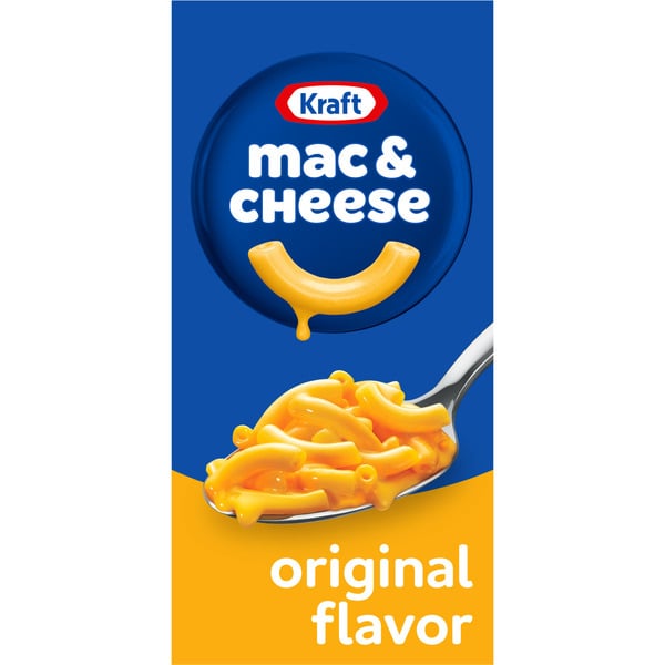 Dry Pasta Kraft Original Mac & Cheese Macaroni and Cheese Dinner hero