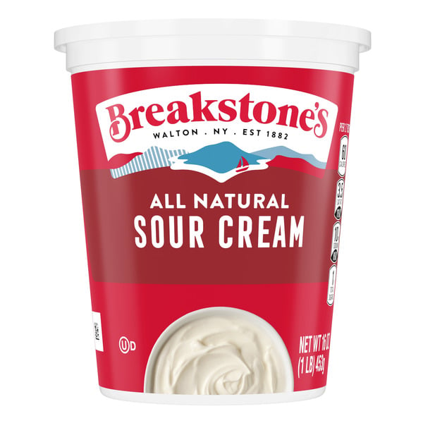 Cream Cheese & Sour Cream Breakstone's All Natural Sour Cream, oz Tub hero