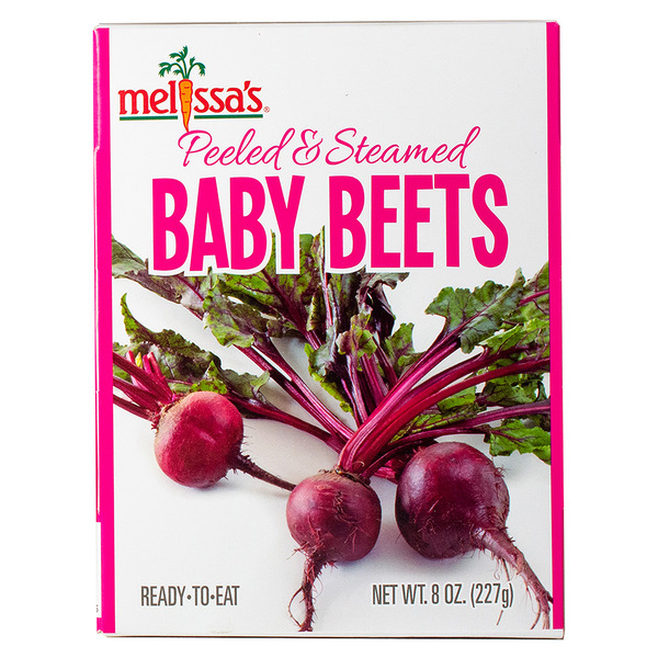 Packaged Vegetables & Fruits Melissa's Peeled and Steamed Baby Beets hero