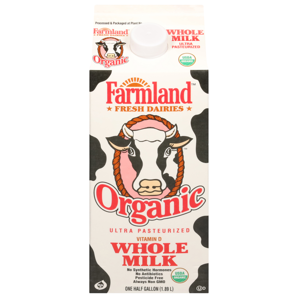 Milk Farmland Fresh Dairies Whole Milk, Organic hero