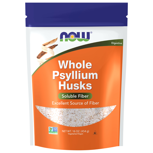 Digestion NOW Psyllium Husks, Whole hero