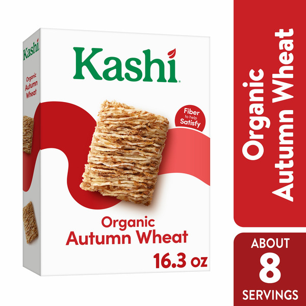 Cereal Kashi Cold Breakfast Cereal, Vegan Protein, Organic Fiber Cereal, Autumn Wheat hero