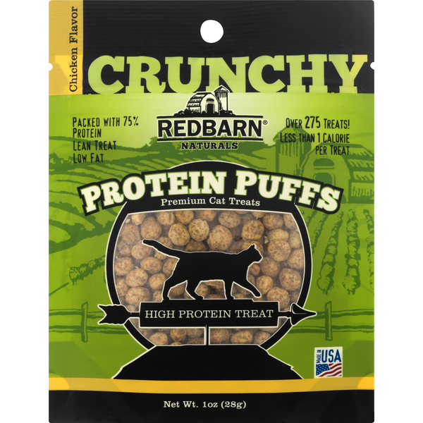 Redbarn Protein Puffs, Chicken Flavor, Crunchy hero