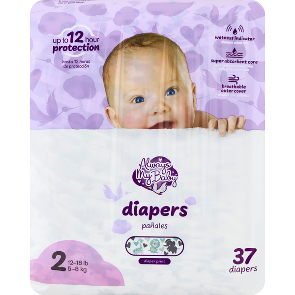 Diapers & Wipes Always My Baby Diapers Size 2 hero