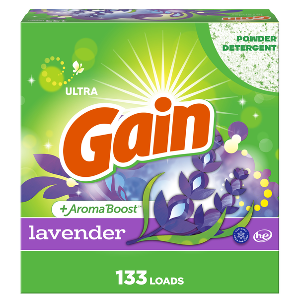 Laundry Gain Laundry Detergent Powder, Lavender, 120 Loads hero