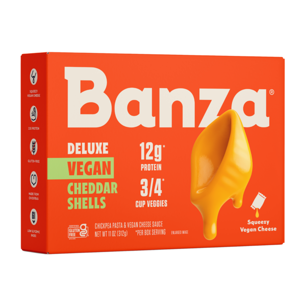 Grains, Rice & Dried Goods Banza Vegan Cheddar Deluxe Mac & Cheese - Gluten Free, High Protein hero