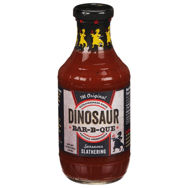 Marinades & Meat Preparation Dinosaur Bar-B-Que Sauce, Original, Sensuous Slathering hero