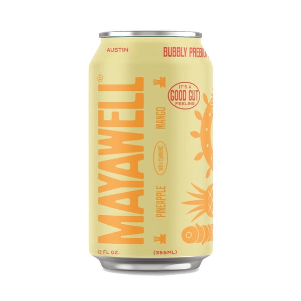 Water, Seltzer & Sparkling Water Mayawell Pineapple Mango, Sparkling Prebiotic Soda hero