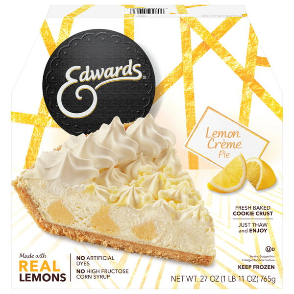 Frozen Dessert Edwards Crème Desserts Lemon Crème Pie hero