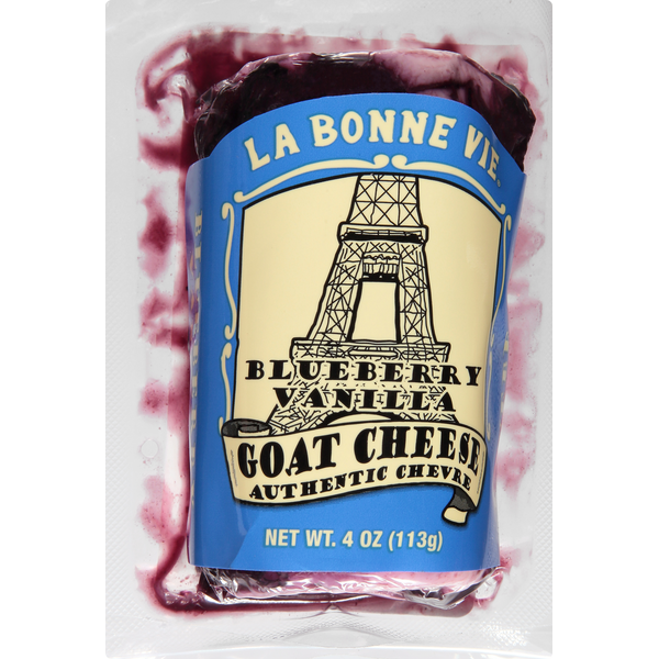 Specialty Cheeses La Bonne Vie Goat Cheese, Blueberry Vanilla hero