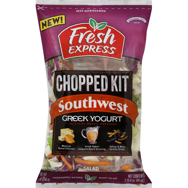 Packaged Vegetables & Fruits Fresh Express Chopped Kit, Southwest hero