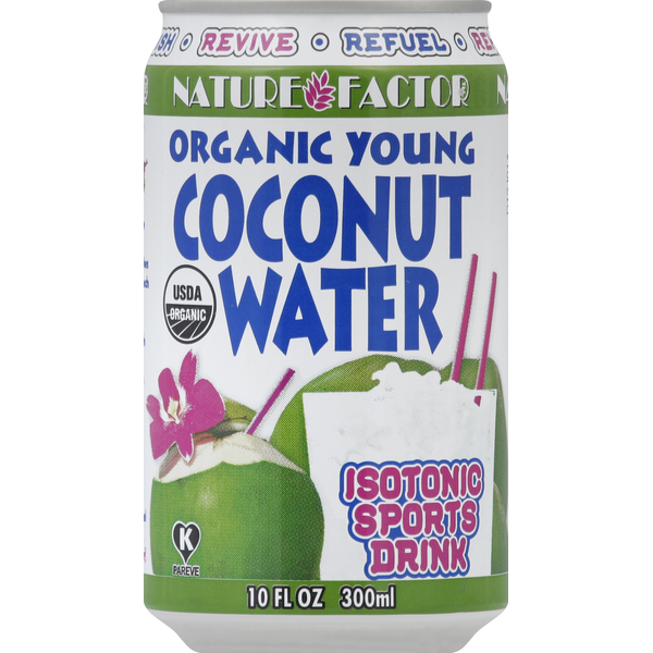 Juice & Nectars Natural Factors Coconut Water, Organic Young hero