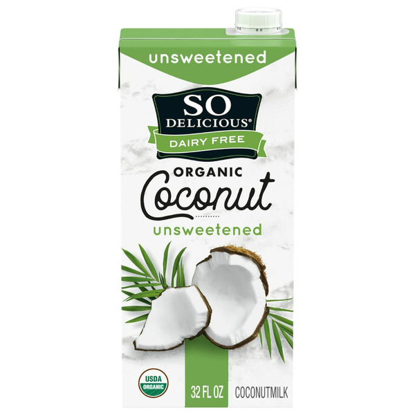 Milk Alternatives So Delicious Dairy Free UHT Unsweetened Coconut Milk hero