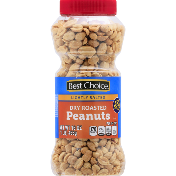 Nuts, Seeds & Dried Fruit Best Choice Peanuts, Dry Roasted, Lightly Salted hero