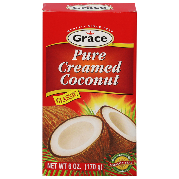 Canned/Jarred Fruits Grace Creamed Coconut, Pure, Classic hero