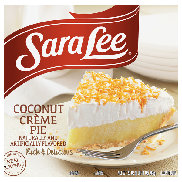 Frozen Dessert Sara Lee Pie, Coconut Creme hero