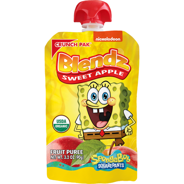 Canned Fruit & Applesauce Crunch Pak Blendz SpongeBob Sweet Apple Puree hero