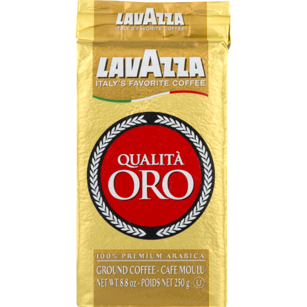 Coffee Grounds and Whole Beans Lavazza Qualita Rossa Espresso hero