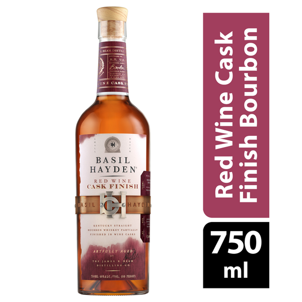 Spirits Basil Hayden Red Wine Cask Finish Kentucky Straight Bourbon Whiskey hero