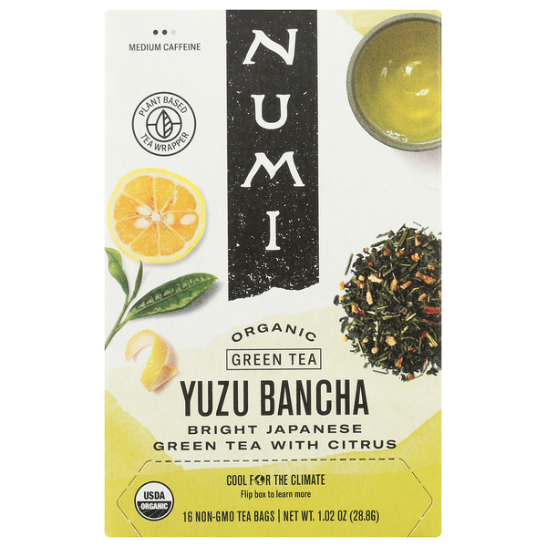 Numi Yuzu Bancha - Bright Japanese Green Tea With Citrus hero