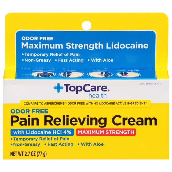 Muscles, Joints & Pain Relief TopCare Pain Relieving Cream, Maximum Strength, Odor Free hero