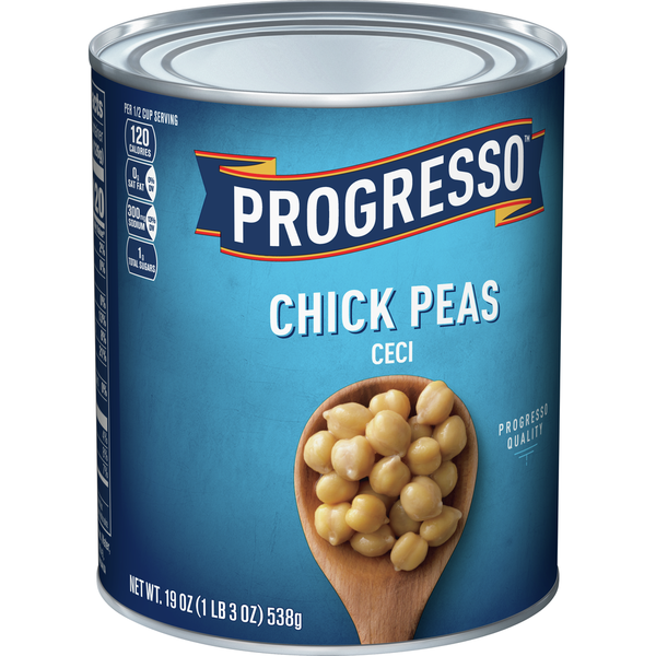 Canned Meals & Beans Progresso Canned Chick Peas Ceci hero