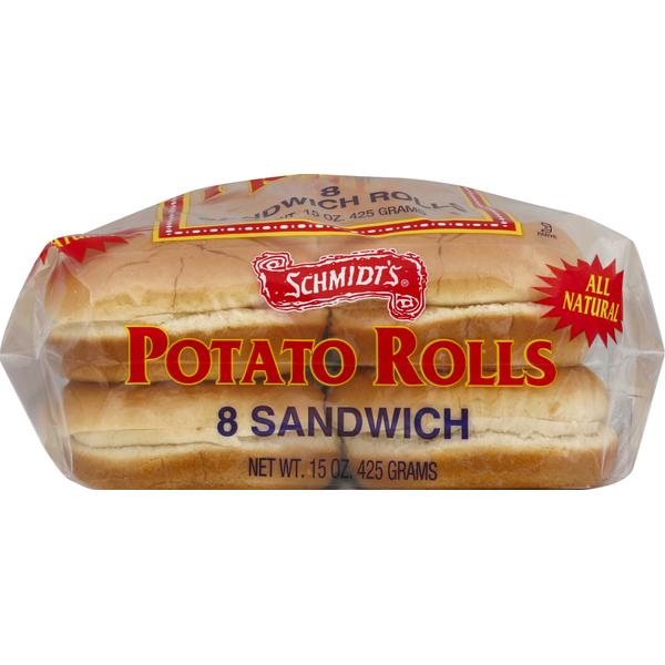 Buns & Rolls Schmidt Old Tyme Rolls, Potato, Sandwich hero