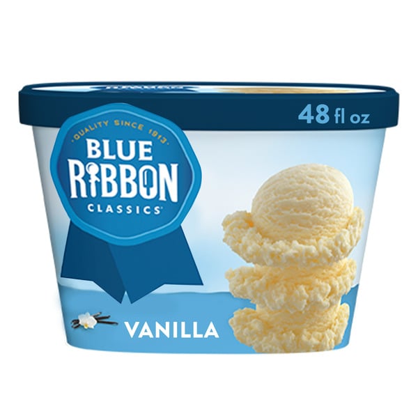 Ice Cream, Novelties & Ice Blue Ribbon Classics Vanilla Frozen Dessert hero