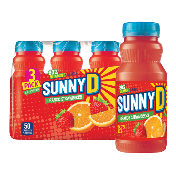 Beverages SunnyD Orange Strawberry Juice Drink hero