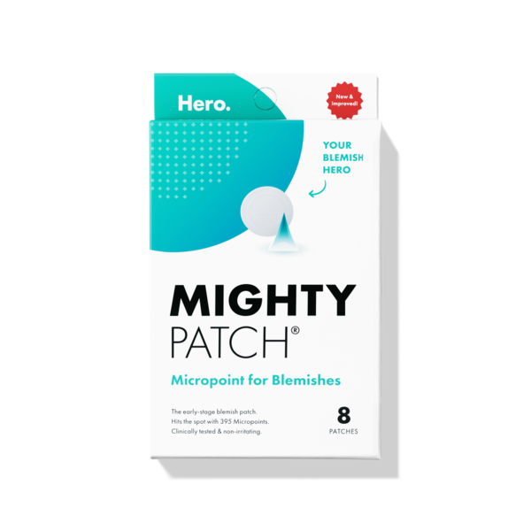 Beauty Hero Cosmetics Mighty Patch Micropoint for Blemishes, Acne Spot Patch for Early Stage Zits hero