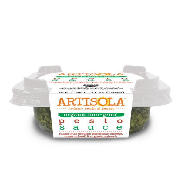 Pasta Sauce ARTISOLA Organic spinach & basil blend. hero