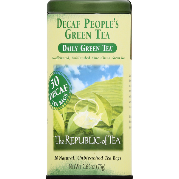 Tea The Republic of Tea Decaf People's Green Tea, Daily Green Tea hero