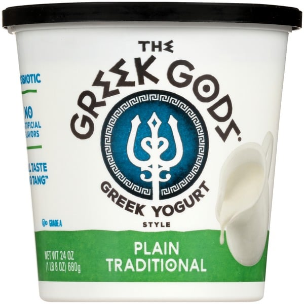 Yogurt Greek Gods Yogurt, Greek Style, Plain Traditional hero