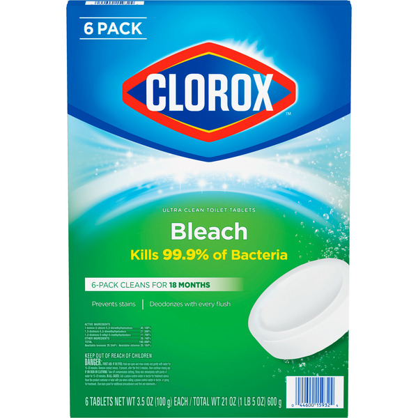 Cleaning Products Clorox Ultra Clean Toilet Tablets Bleach hero