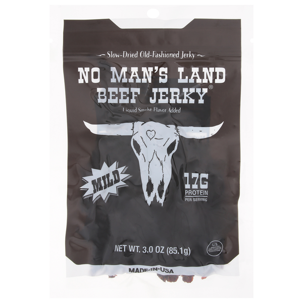 Jerky No Man's Land Beef Jerky, Mild hero